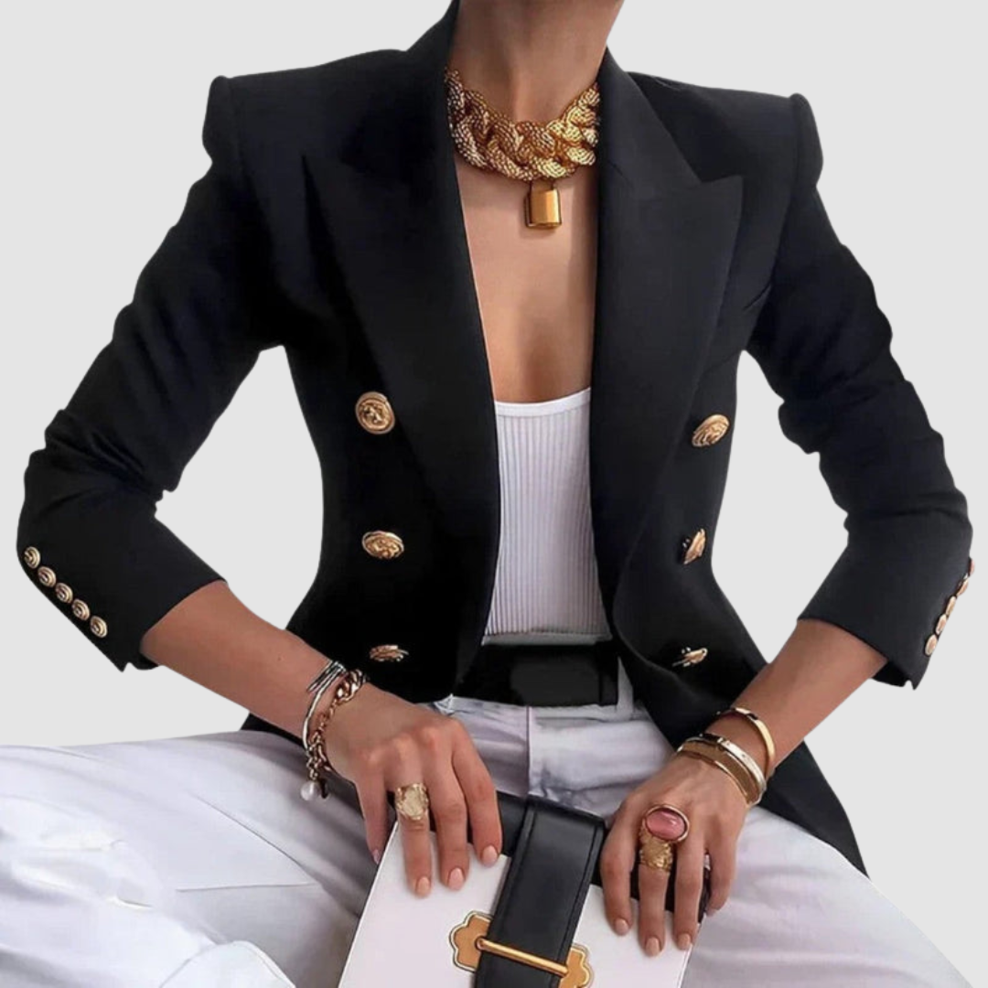 Ada Women's Blazer with Lapels with Buttons, photo 1