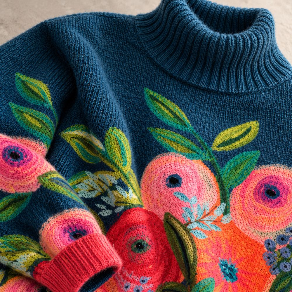 Alice | Embroidered Turtleneck Sweater photo 3