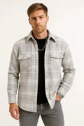 Arthur Men's Plaid Overshirt with Long Sleeves, photo 1