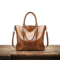 Audrey Vintage Style Leather Shoulder Bag, photo 1
