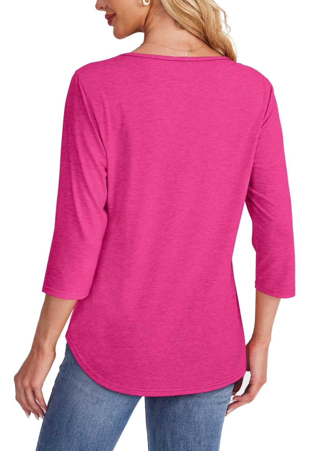 Beatrix Women's Top in Polyester with a V-neck and Pleats, photo 10