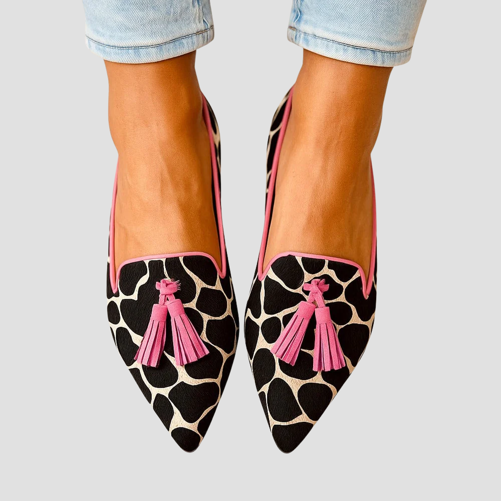 Brooke Women's Loafers with an Animal Print, photo 1