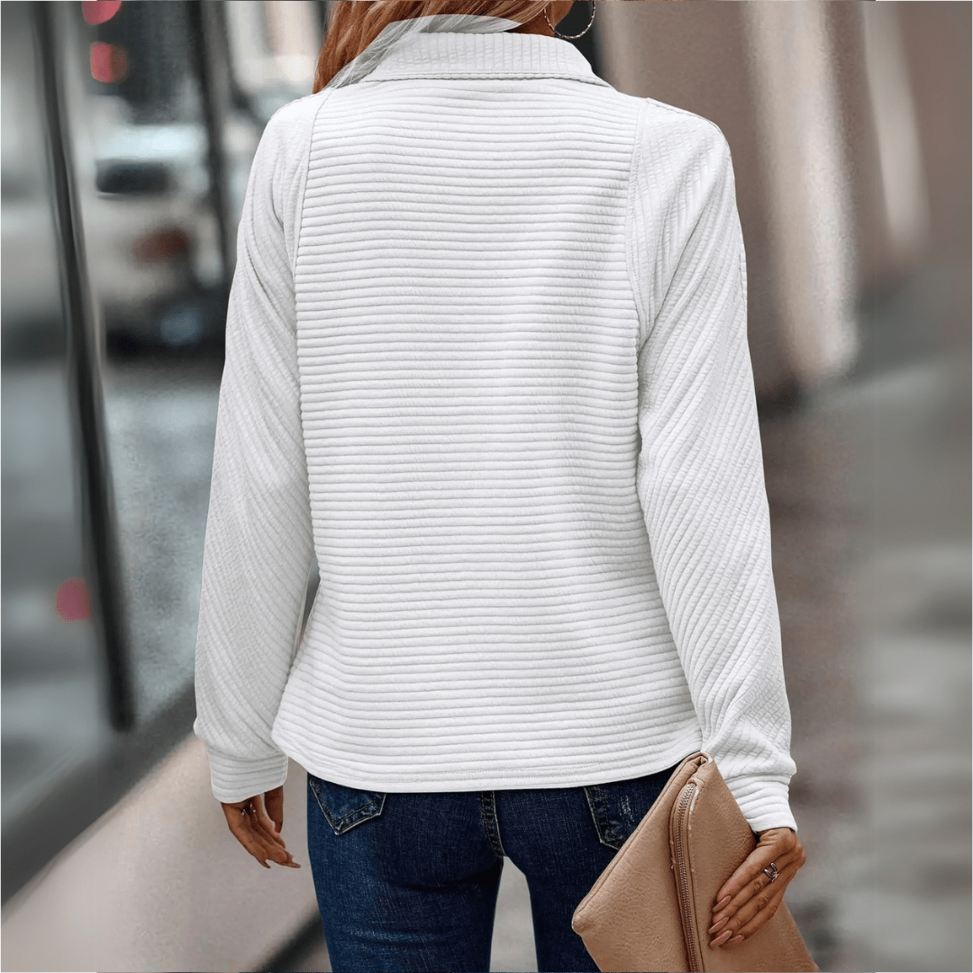 Bryony Women's Sweater with a Stand Collar with a Half Zip, photo 7