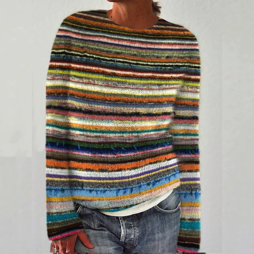 Calla Women's Sweater with Stripes, photo 1