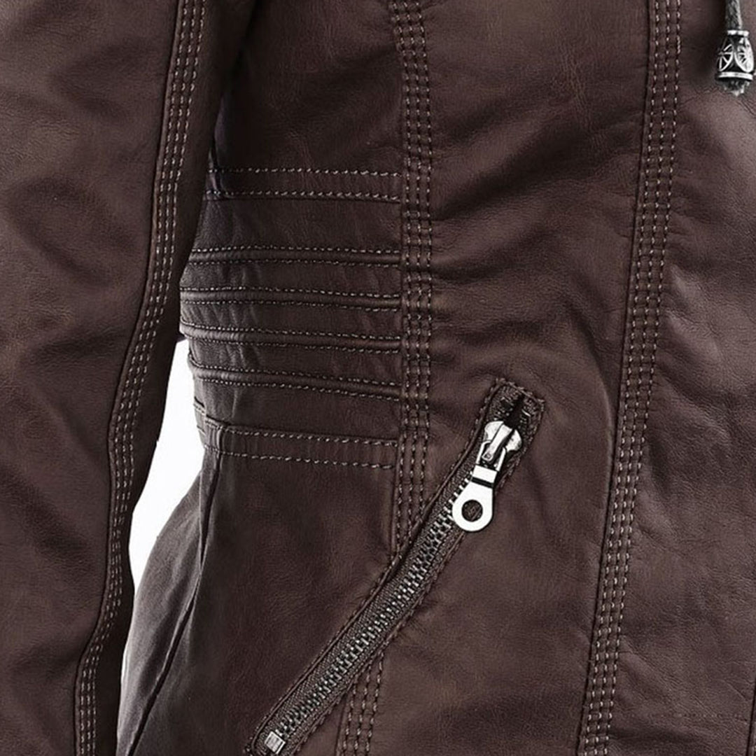 Callista | Hooded Moto Jacket photo 10