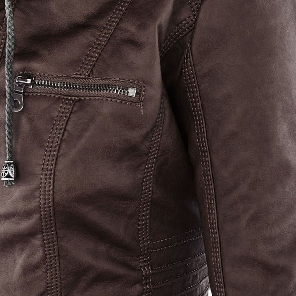 Callista | Hooded Moto Jacket photo 11