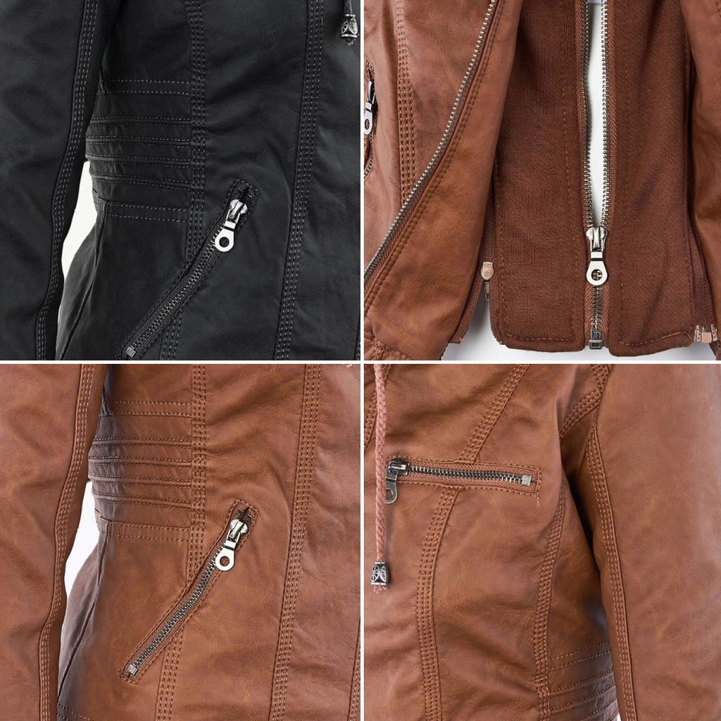 Callista | Hooded Moto Jacket photo 12
