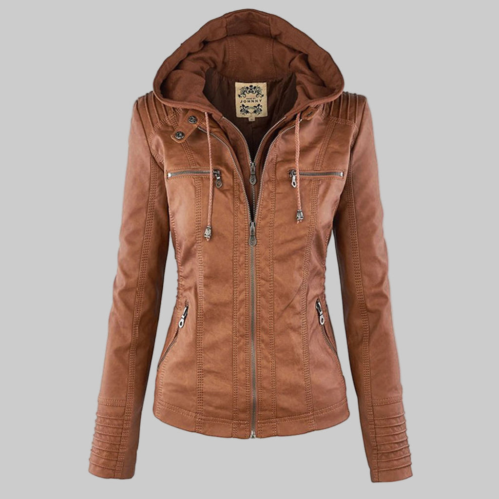 Callista | Hooded Moto Jacket photo 14