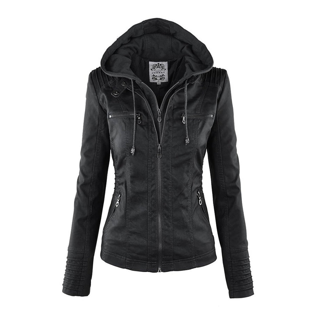 Callista | Hooded Moto Jacket photo 15