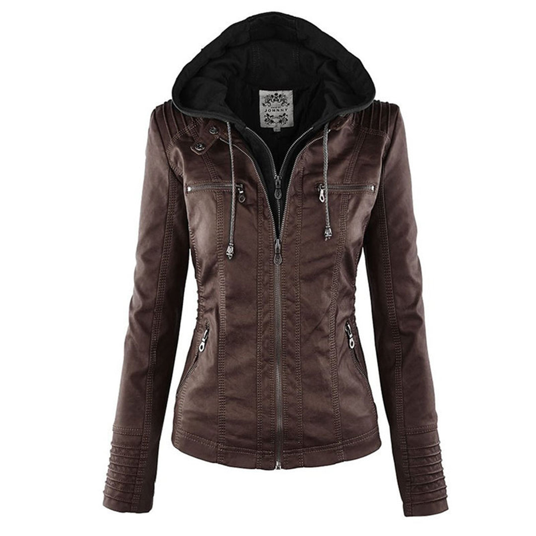 Callista | Hooded Moto Jacket photo 16