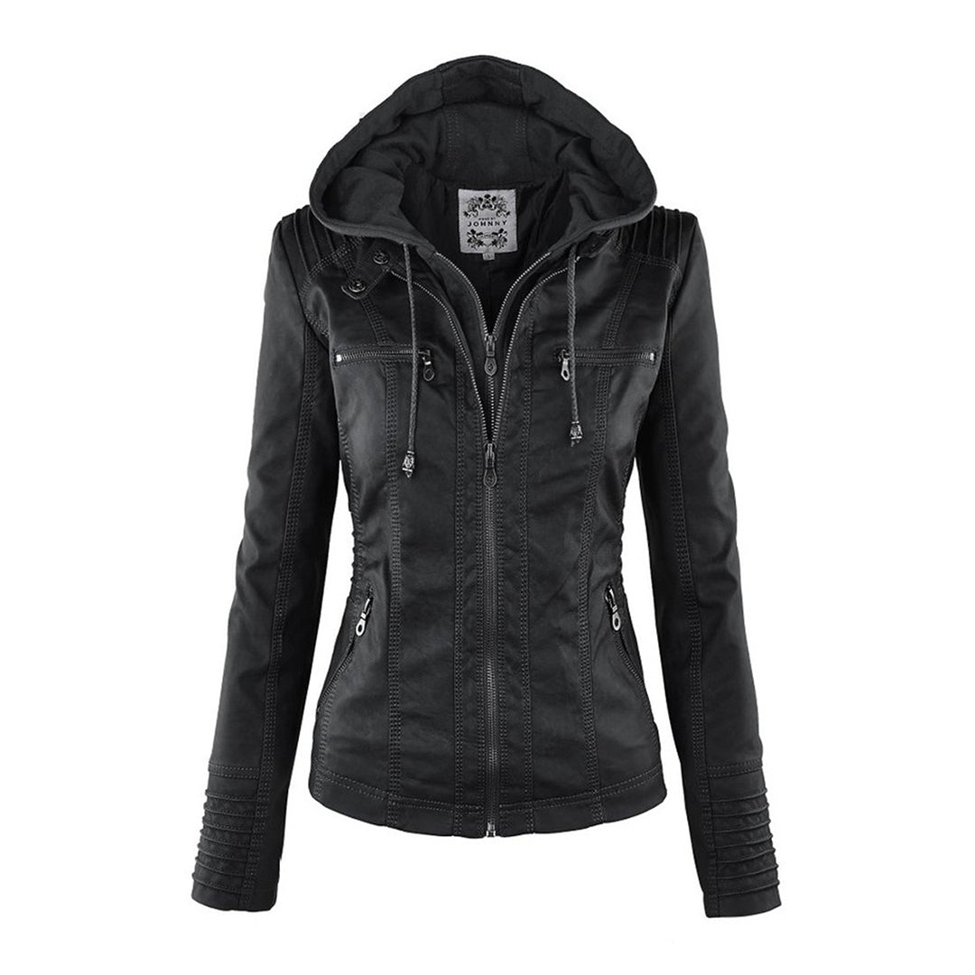 Callista | Hooded Moto Jacket photo 2