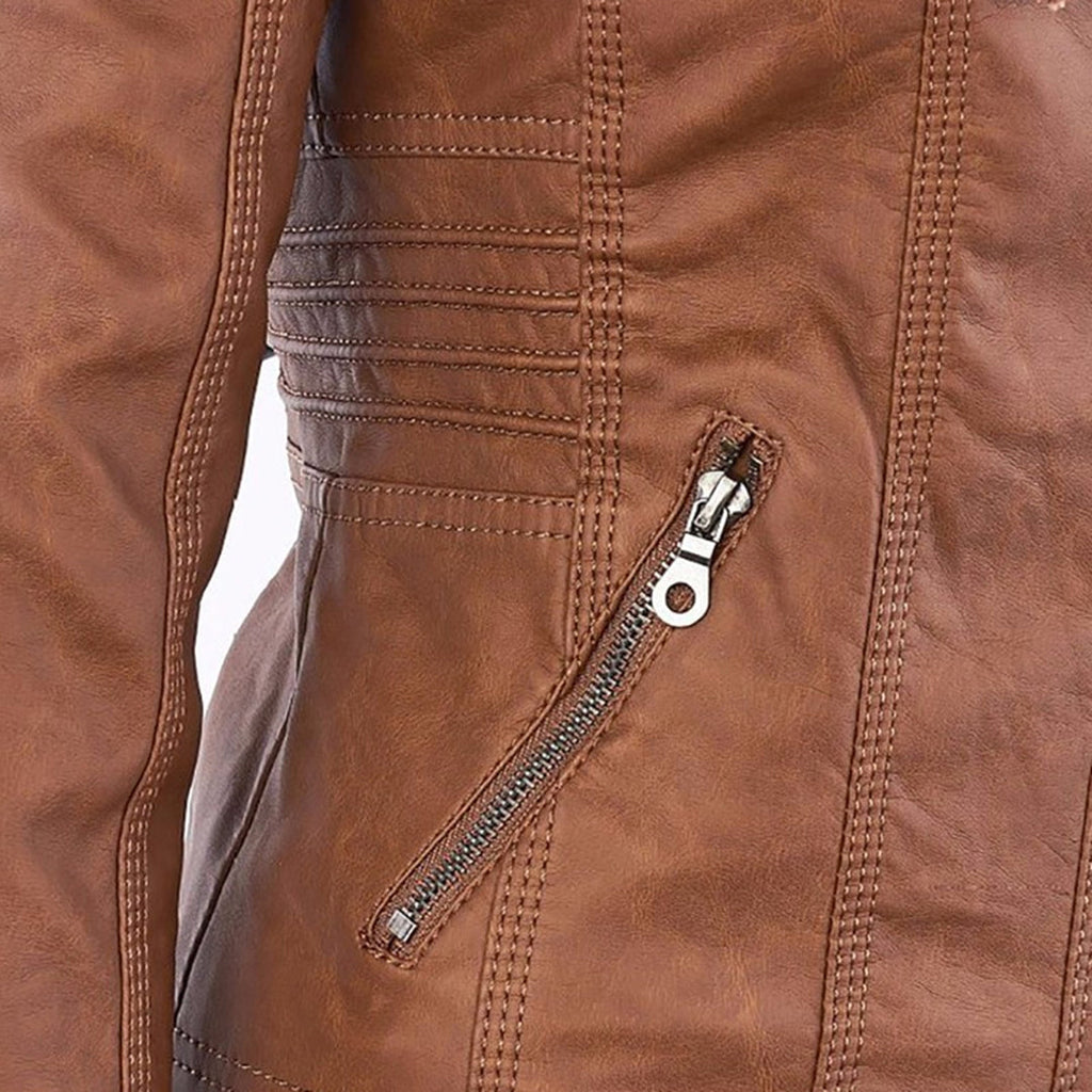 Callista | Hooded Moto Jacket photo 6