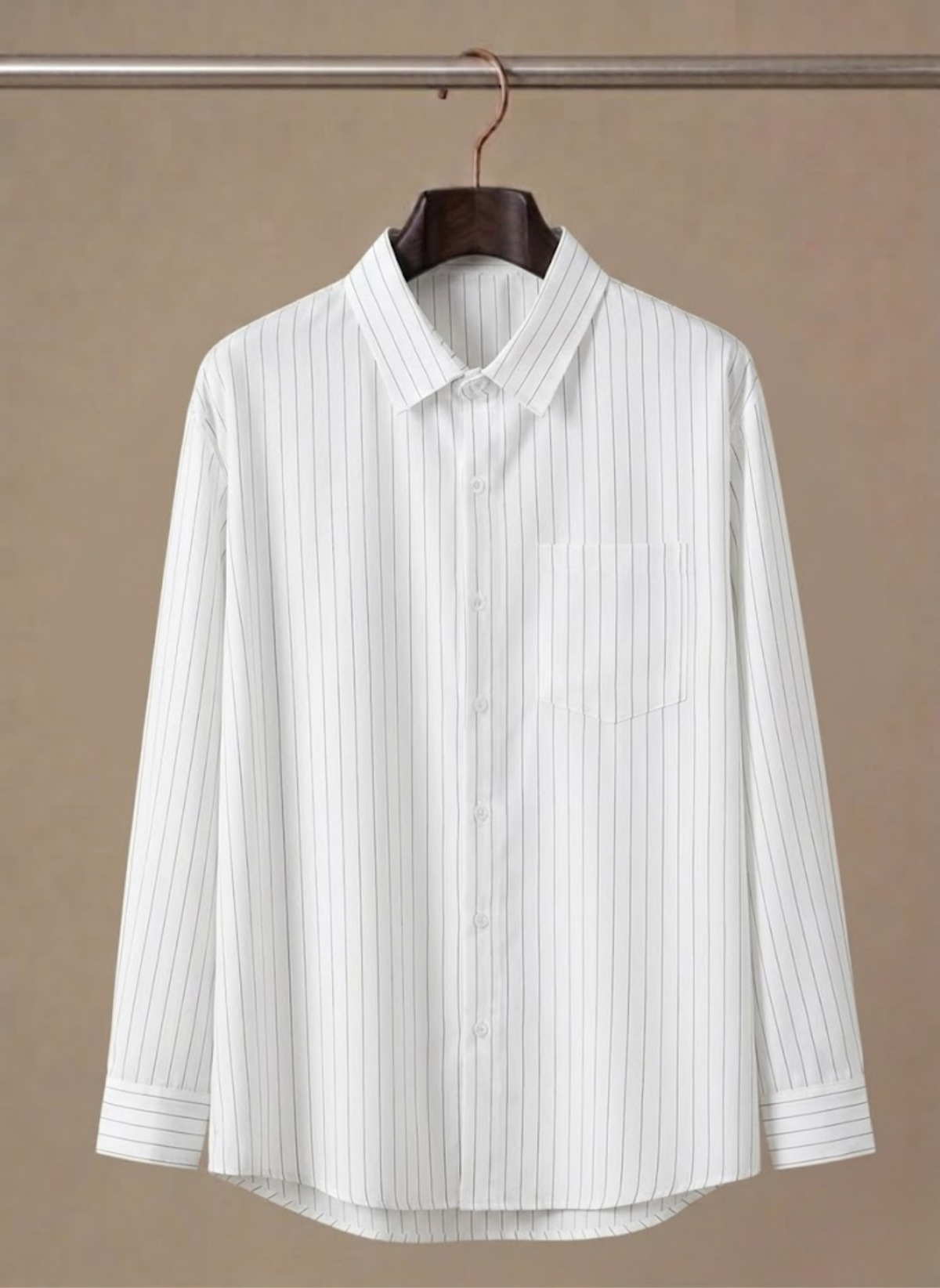Calvin Men's Striped Dress Shirt with Long Sleeves, photo 2
