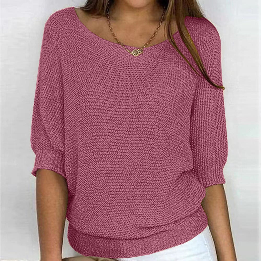 Cecily Women's Sweater in a Relaxed Fit with Three-quarter Sleeves, photo 2