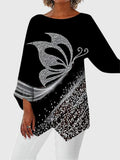 Clara Women's Top with a Round Neck and an All-over Print, photo 1