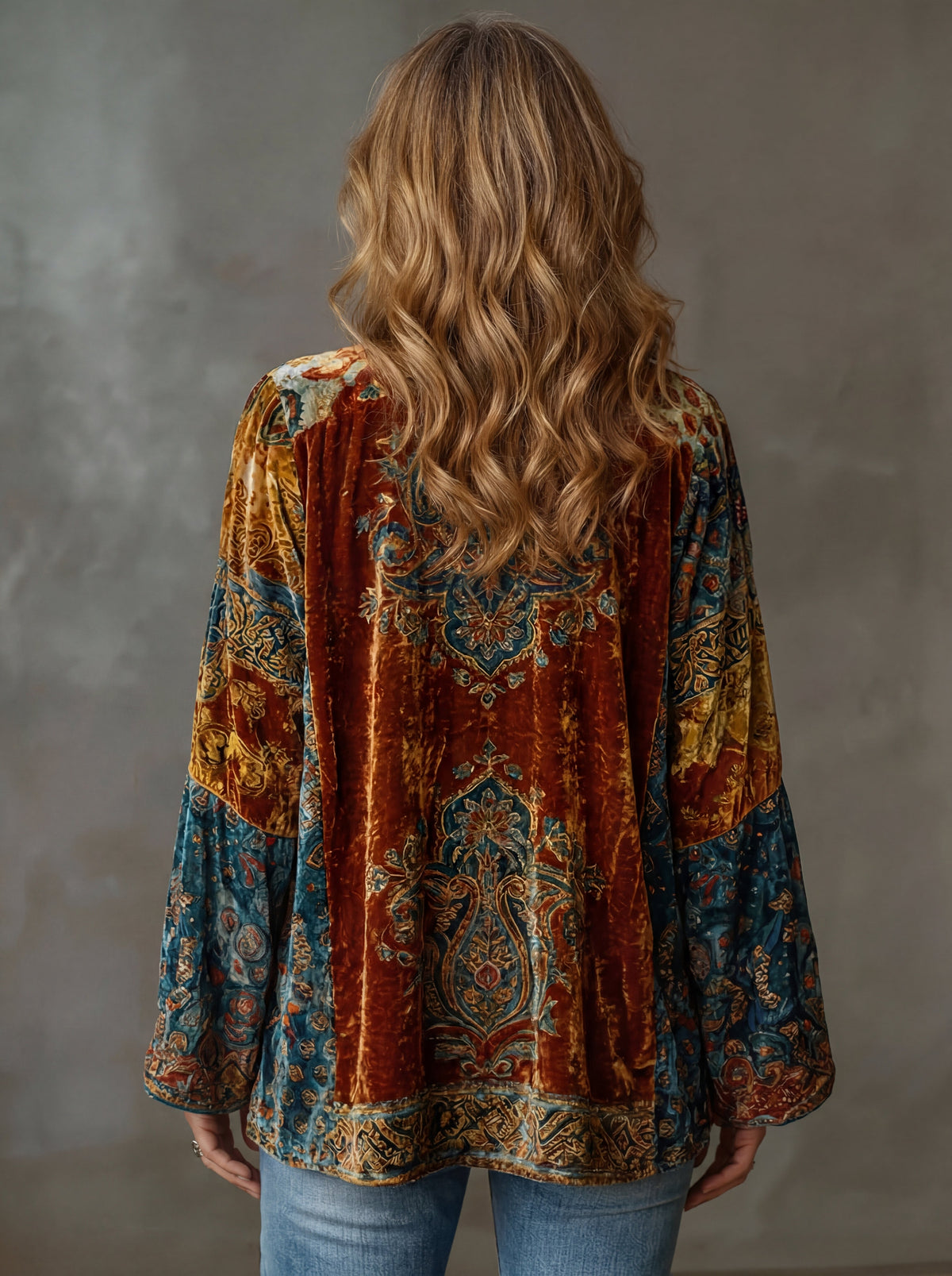 Clemence Women's Bohemian Kimono Jacket, photo 2