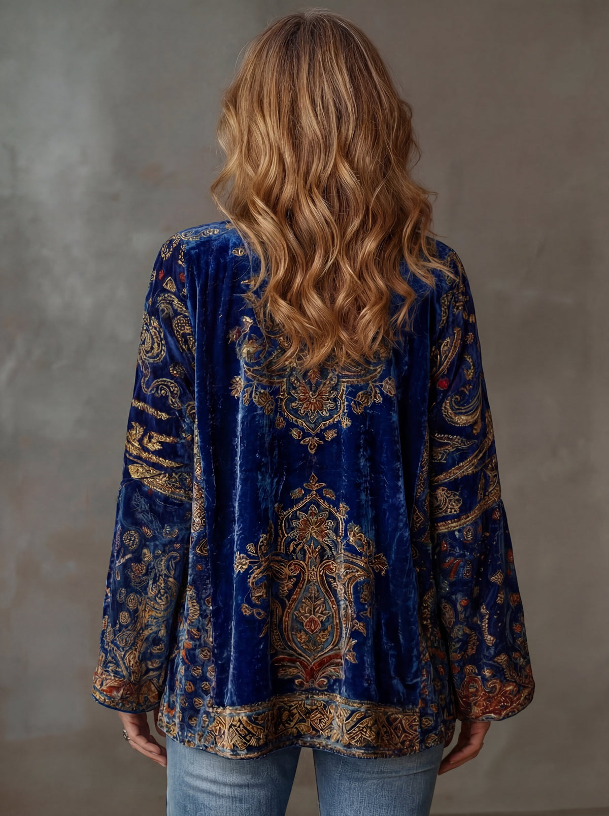 Clemence Women's Bohemian Kimono Jacket, photo 4