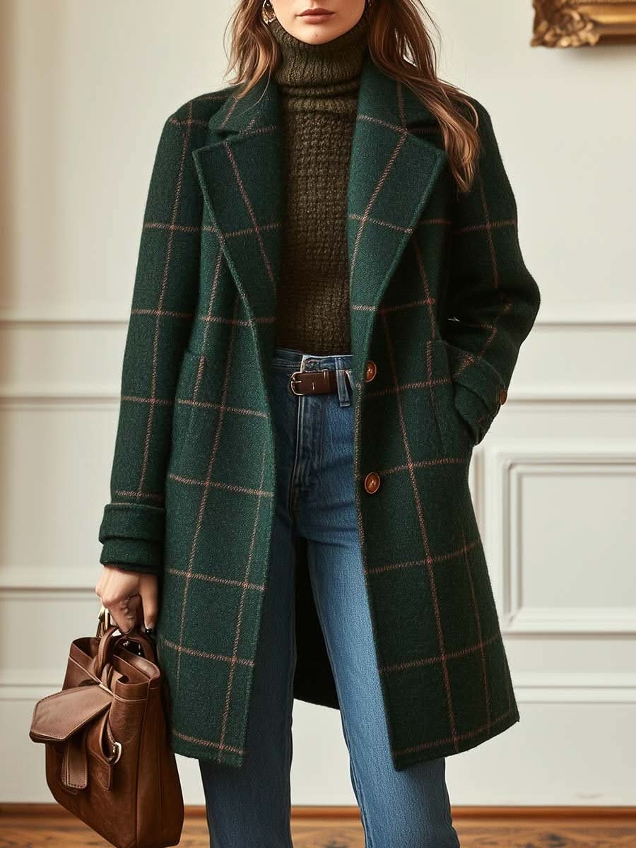 Coralie | Check Coat