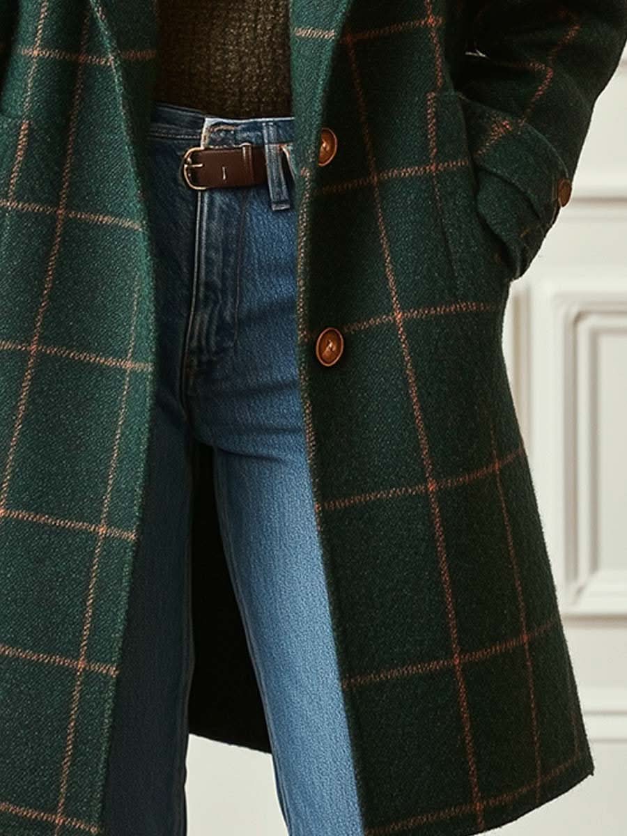Coralie | Check Coat photo 3