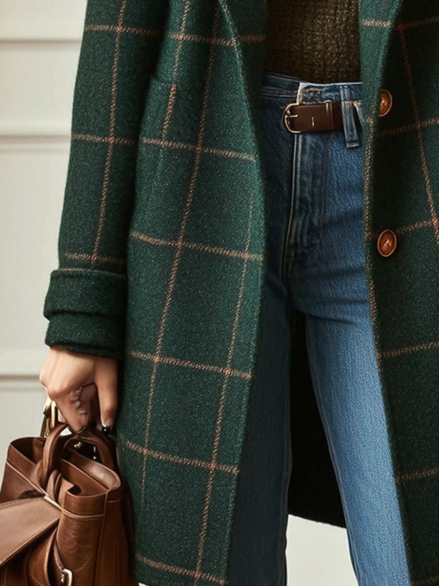 Coralie | Check Coat photo 4