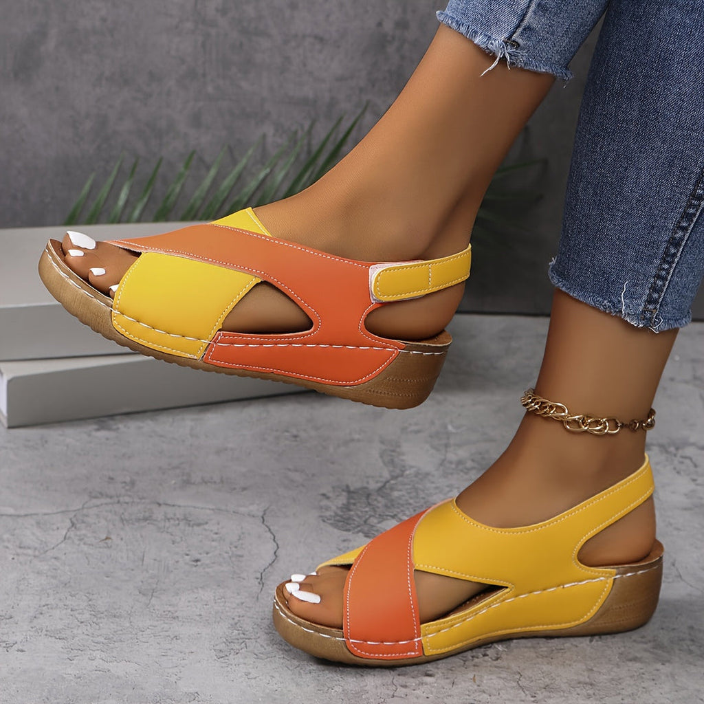 Dakota Women's Sandals with Colour Blocking, photo 4