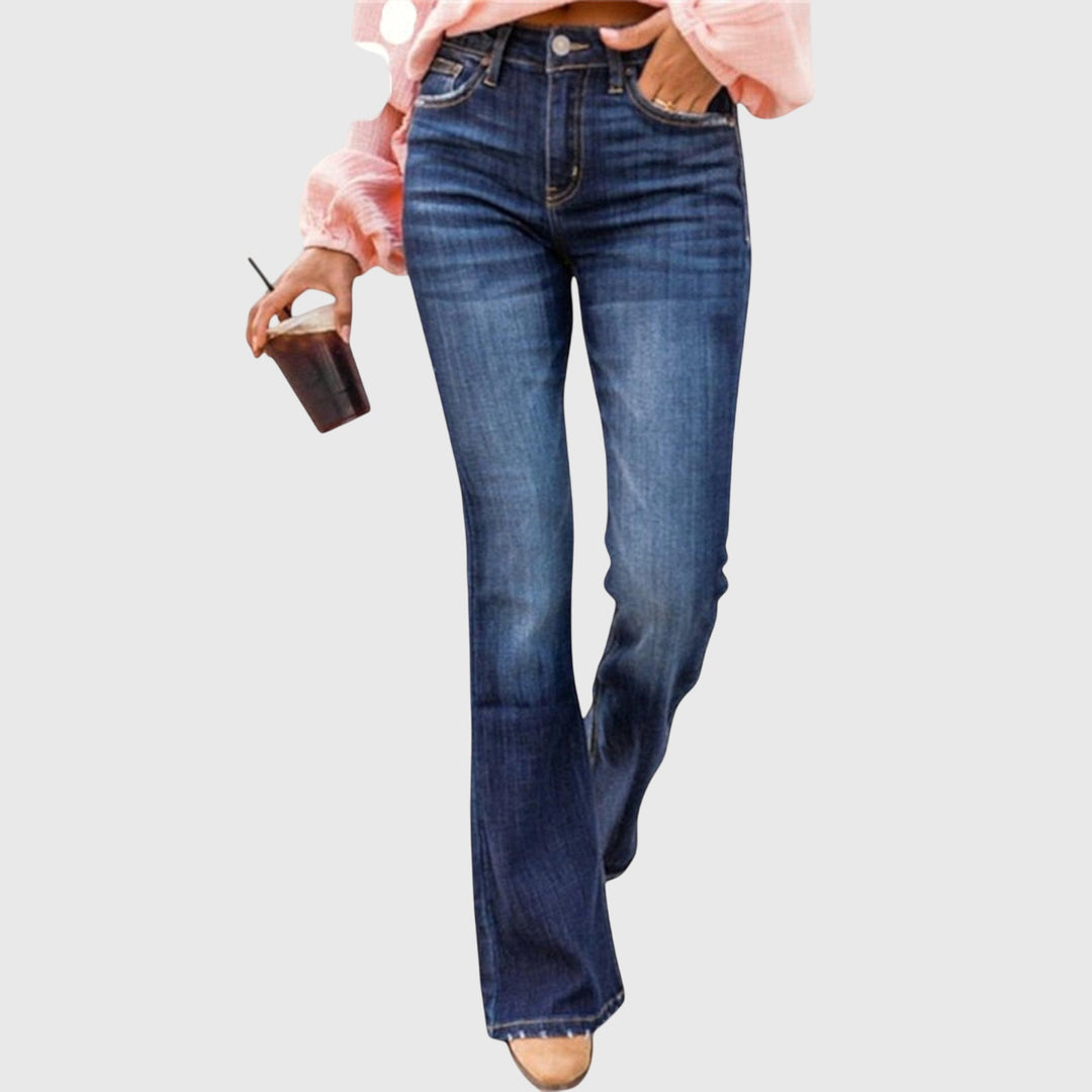 Danica Women's Trousers with a High Waist and Pockets, photo 3