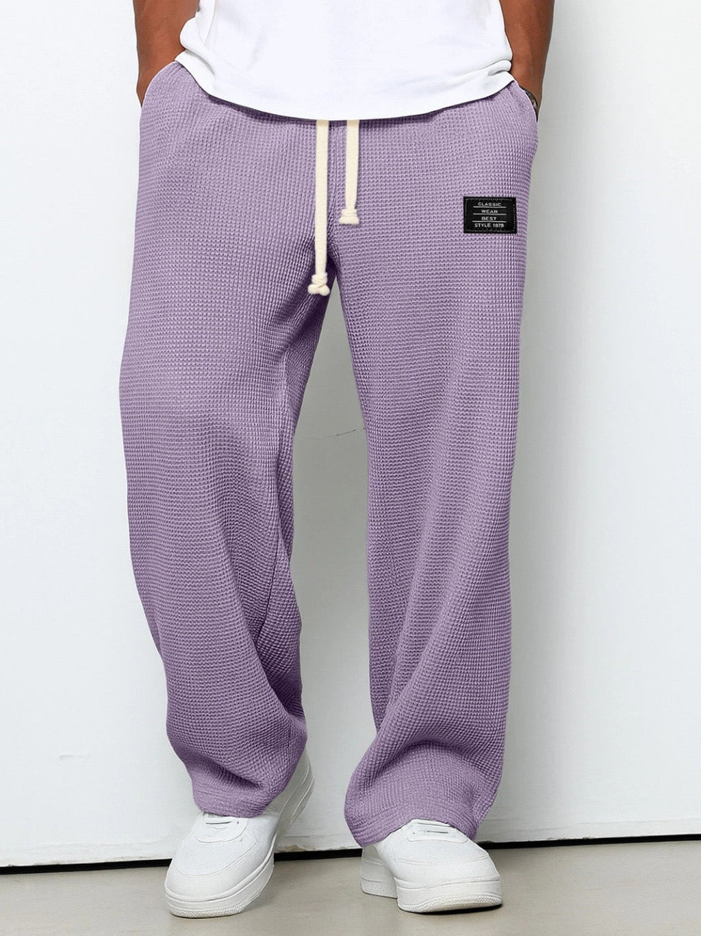 Dorian | Men's Wide Leg Drawstring Trousers photo 10