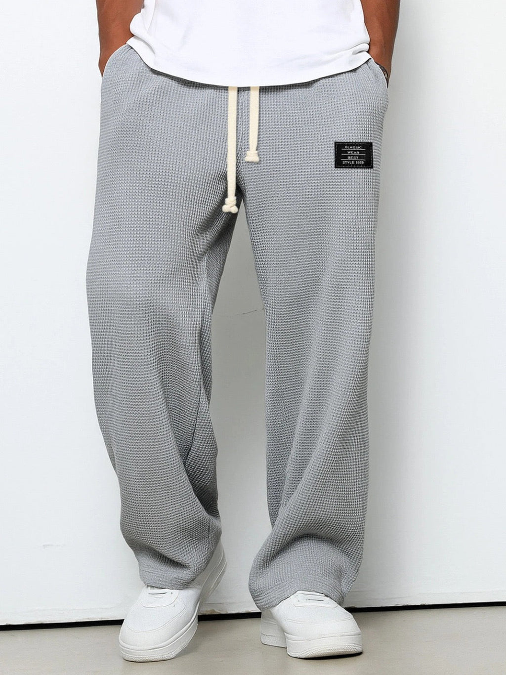 Dorian | Men's Wide Leg Drawstring Trousers photo 3