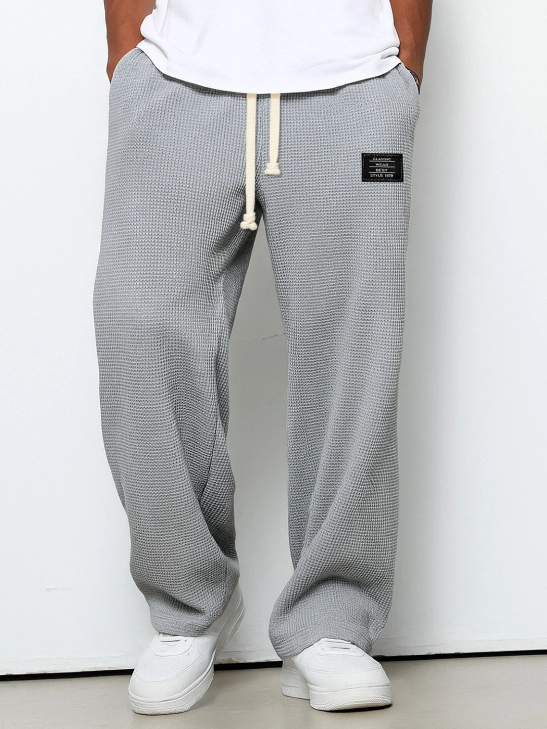 Dorian | Men's Wide Leg Drawstring Trousers photo 3