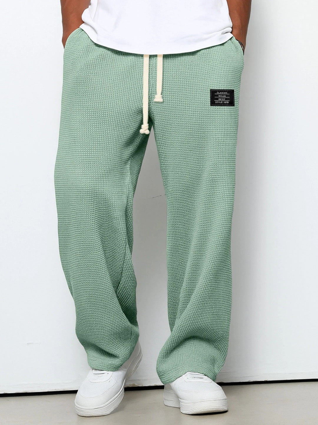 Dorian | Men's Wide Leg Drawstring Trousers photo 5
