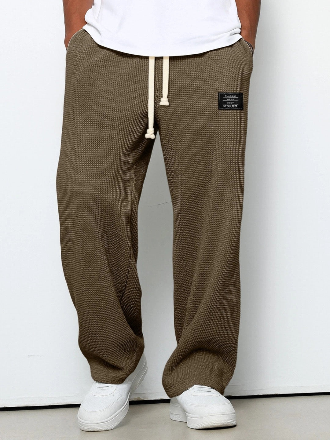 Dorian | Men's Wide Leg Drawstring Trousers photo 8