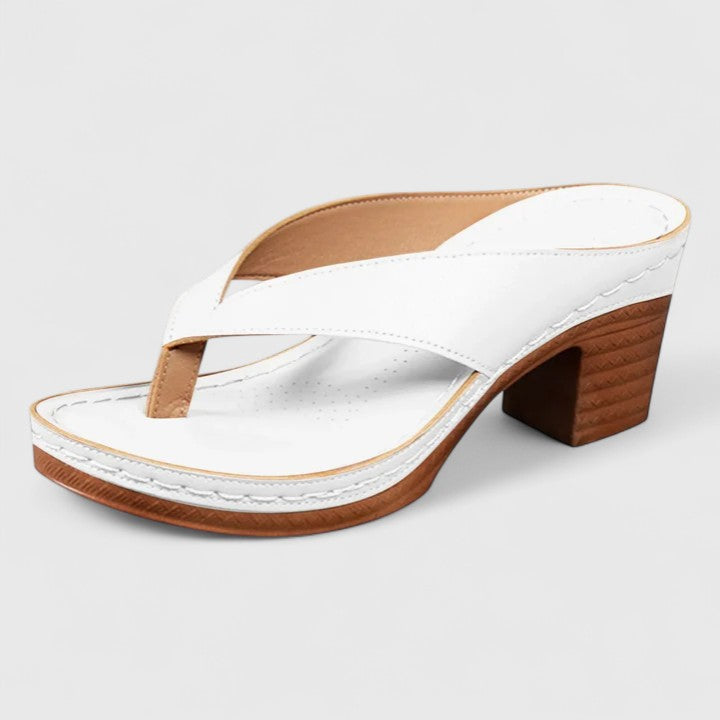 Dorothea Women's Thong Sandals with Block Heel, photo 5