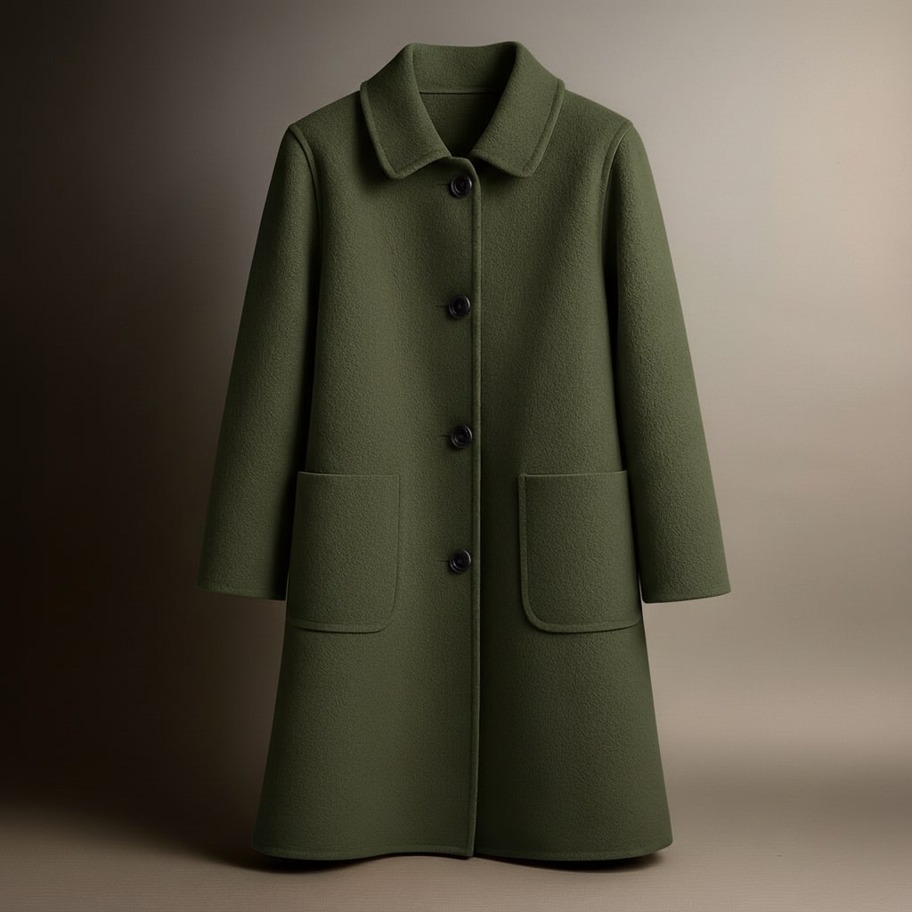 Elio | Straight Cut Wool Coat photo 6