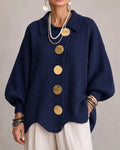 Elsie | Oversized Button Knit Cardigan