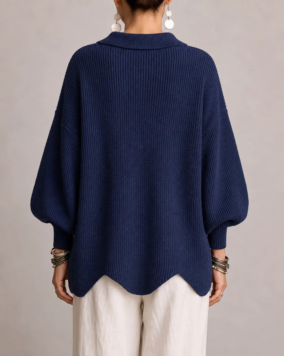 Elsie | Oversized Button Knit Cardigan photo 4