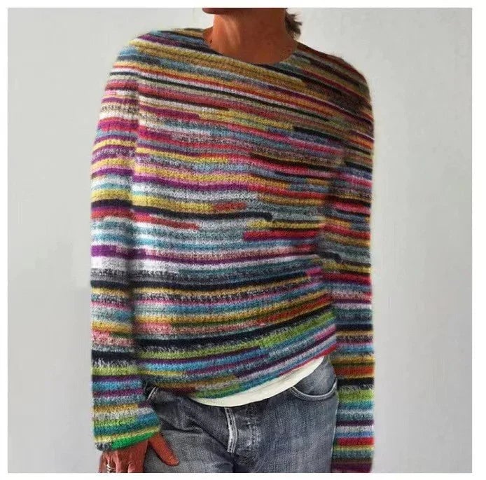 Emma Women's Sweater with Stripes, photo 1