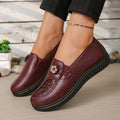Fleur | Floral Leather Loafers