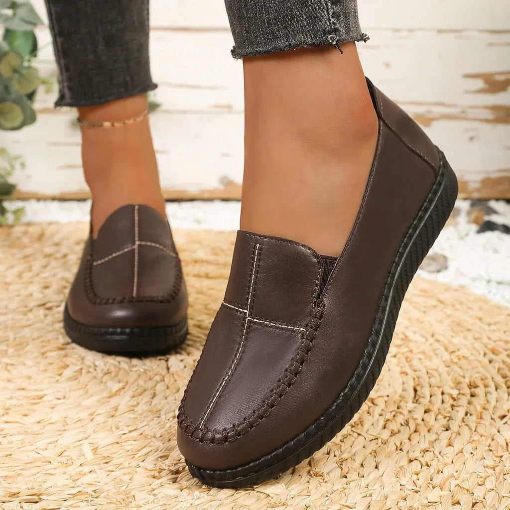 Fleur | Floral Leather Loafers photo 8