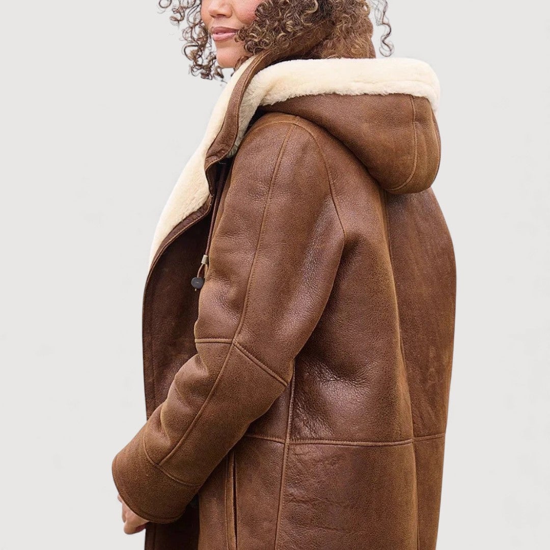 Freya Women's Coat with a Hood, photo 2