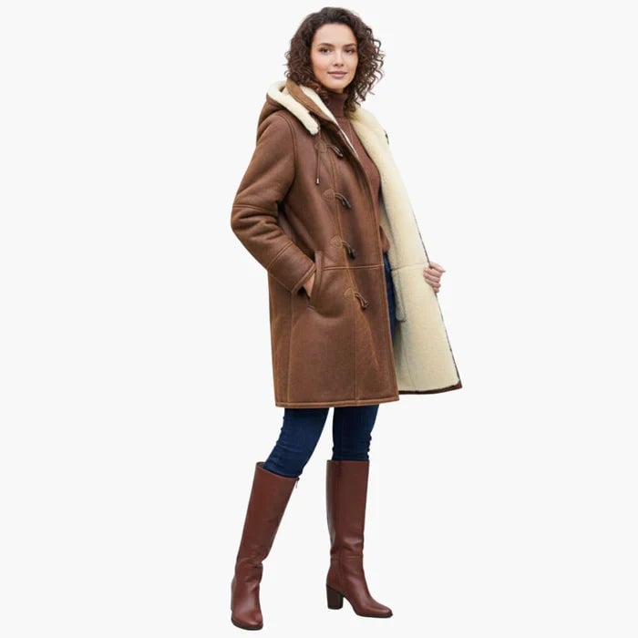 Freya Women's Coat with a Hood, photo 3