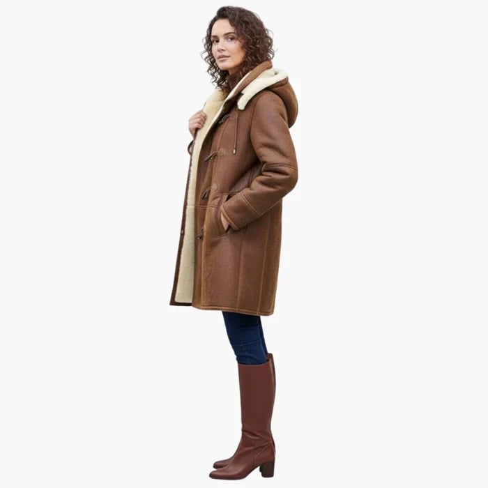 Freya Women's Coat with a Hood, photo 4
