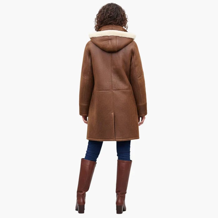Freya Women's Coat with a Hood, photo 5