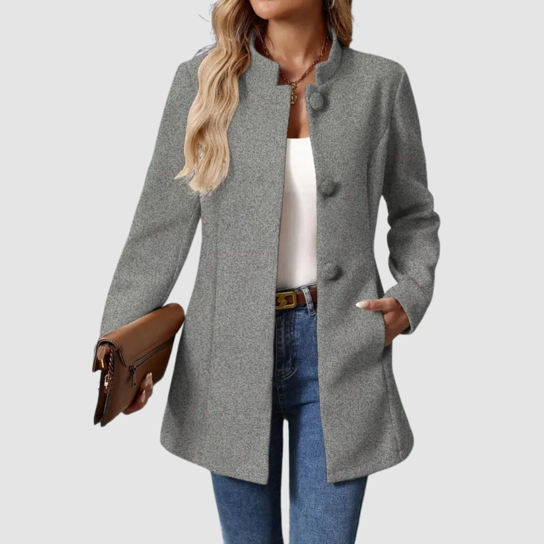 Gale Women's Jacket in a Slim Fit with a Stand Collar and Pockets, photo 10