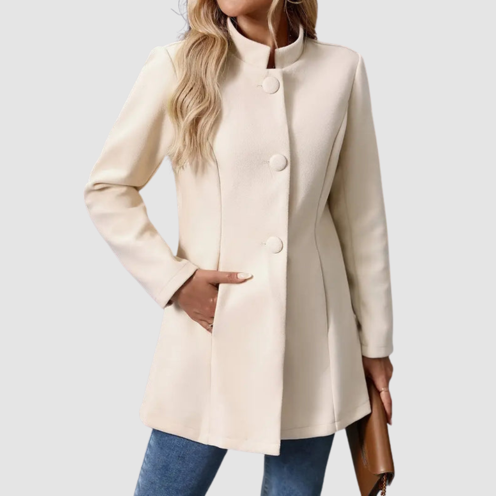 Gale Women's Jacket in a Slim Fit with a Stand Collar and Pockets, photo 2