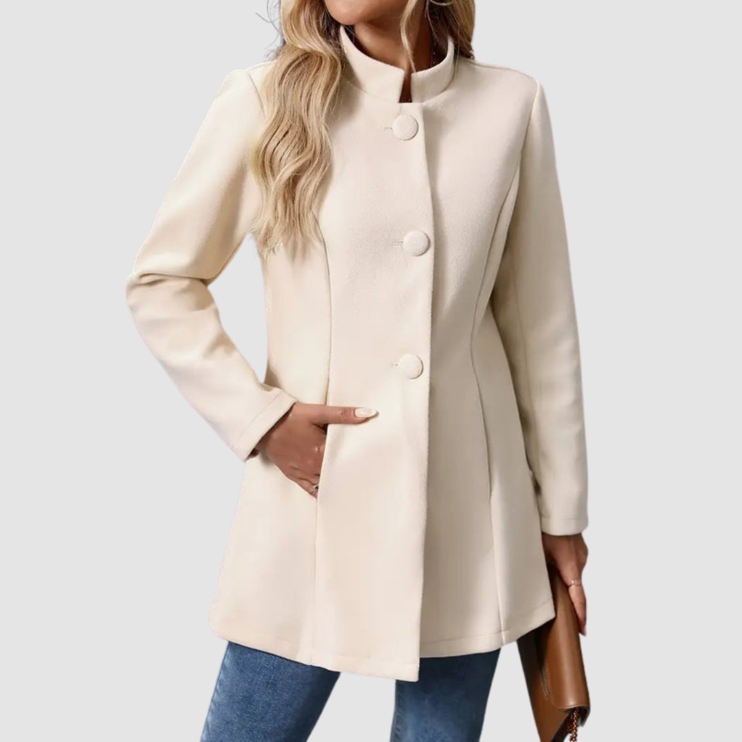 Gale Women's Jacket in a Slim Fit with a Stand Collar and Pockets, photo 2