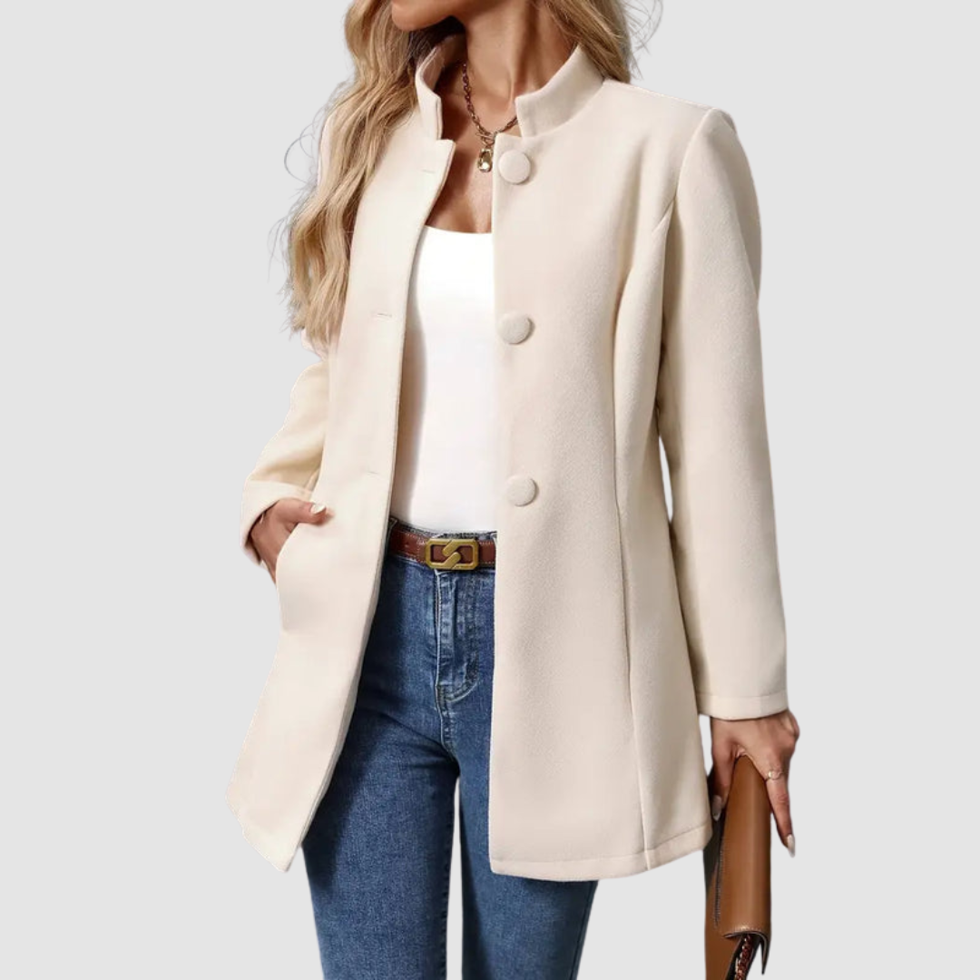 Gale Women's Jacket in a Slim Fit with a Stand Collar and Pockets, photo 3