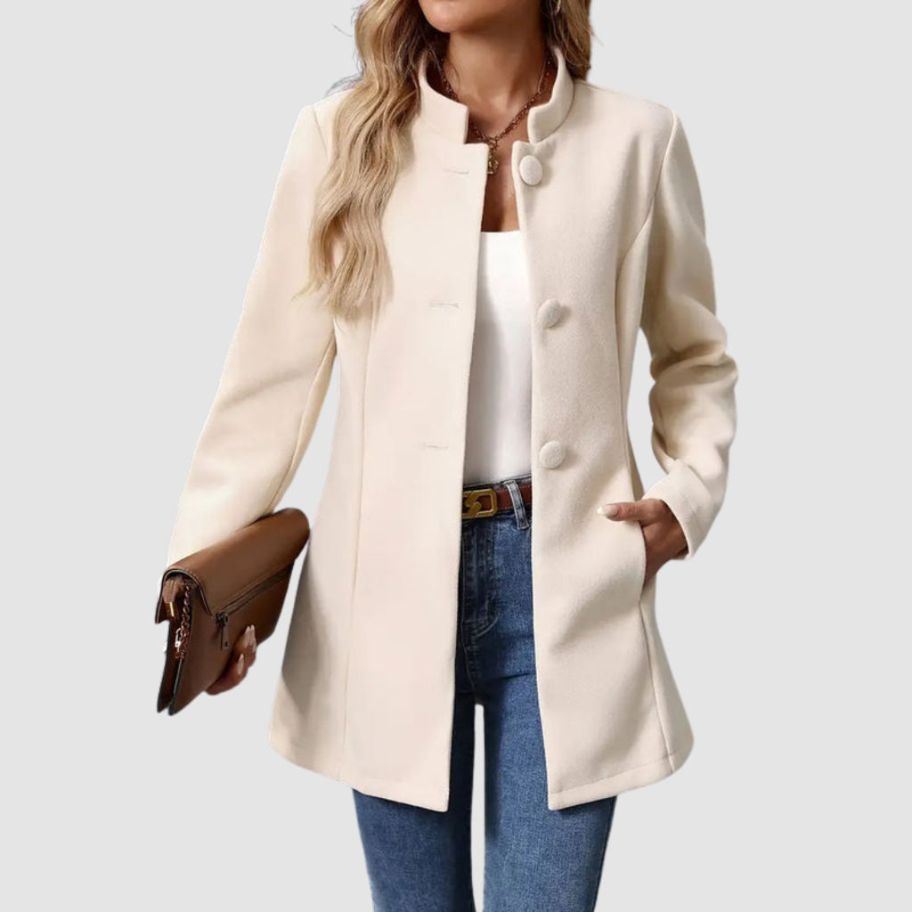 Gale Women's Jacket in a Slim Fit with a Stand Collar and Pockets, photo 5