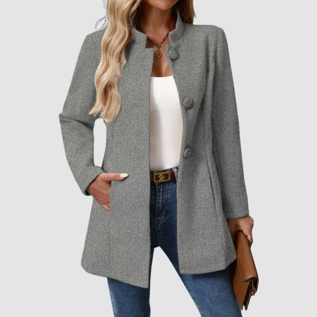 Gale Women's Jacket in a Slim Fit with a Stand Collar and Pockets, photo 6