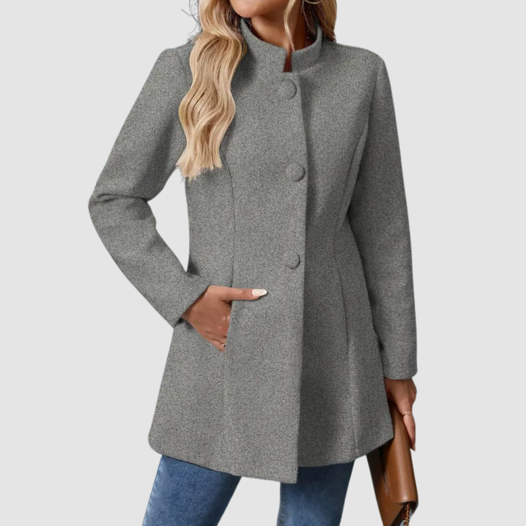 Gale Women's Jacket in a Slim Fit with a Stand Collar and Pockets, photo 7