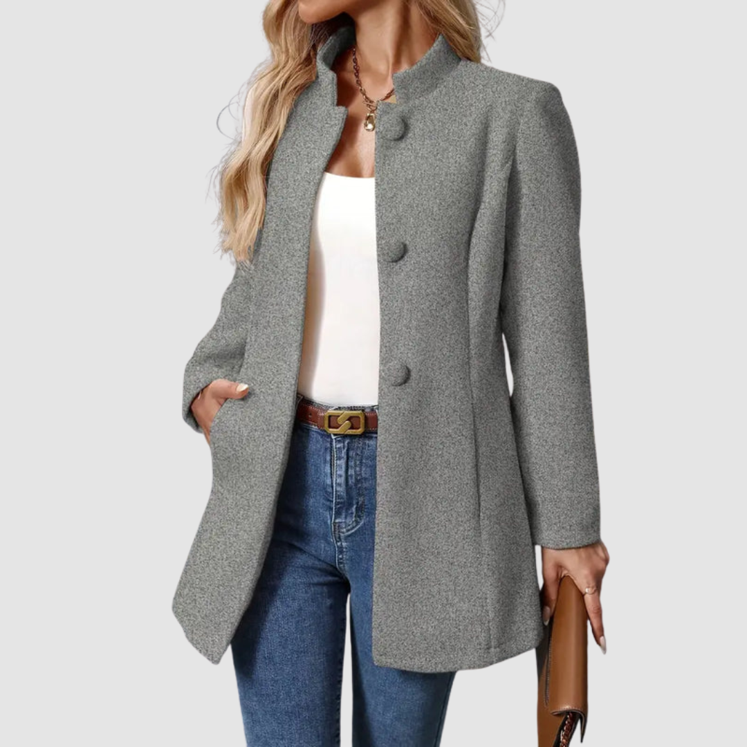 Gale Women's Jacket in a Slim Fit with a Stand Collar and Pockets, photo 8